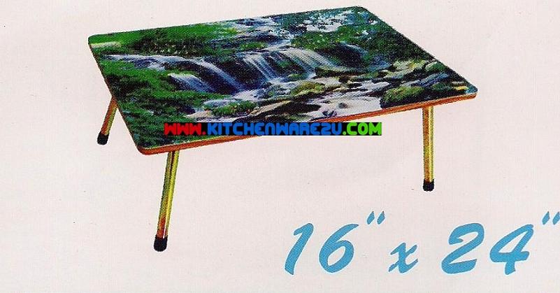 P02490 โต๊ะญี่ปุ่น ขาเหล็ก ขนาด 16 * 24 นิ้ว หลากหลายลาย ราคาต่อกล่อง กล่องละ 8 ตัว (เฉลี่ย 145 บต่อตัว)  