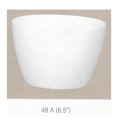 P09017 โถตุ๋นใหญ่ 6.5 นิ้ว สีพื้น เมลามีนแท้ Flowerware เครือซูปเปอร์แวร์ No.ฺ49A (ราคาส่งต่อ 12 ใบ: เฉลี่ย 92 บต่อใบ)