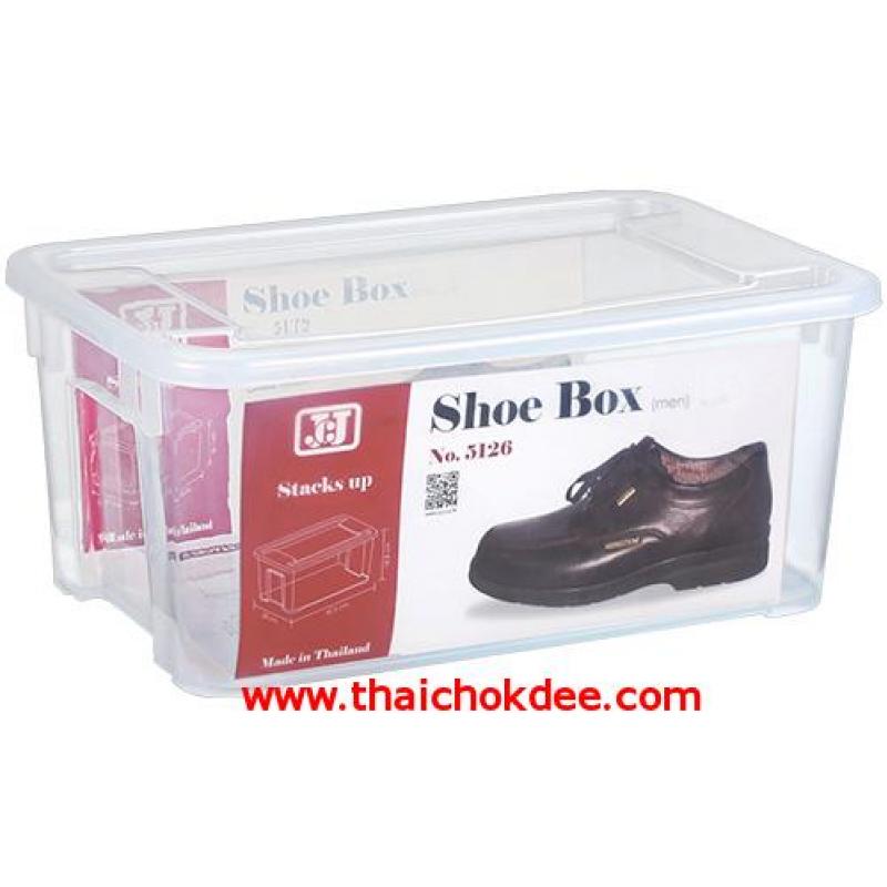 P09902 กล่องรองเท้าชาย (28 x 42 x 19.5 cm) อย่างดี No.5126 (ราคาส่งต่อ 1 โหล :12 ใบ:เฉลี่ย 90 บใบ)