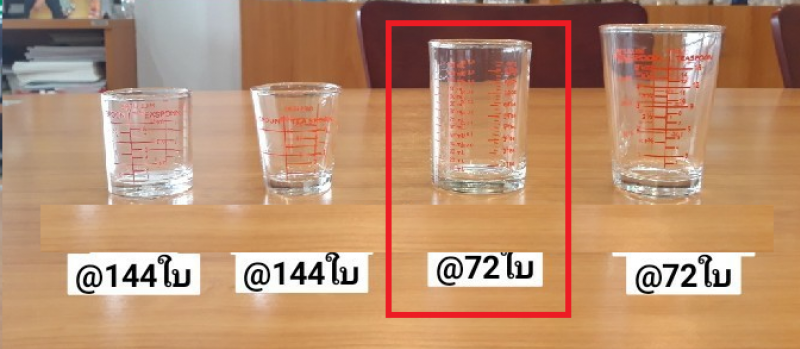 P12196 แก้วตวง 5.9 oz. (170 ml.)  (5.8*5.8*8.7 cm) No.103006 ราคาขายส่งต่อ 1 ลัง: 72 ใบ: 870 บต่อลัง